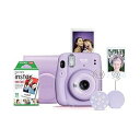 【中古】Fujifilm Instax Mini 11 ライラックパープル インスタントカメラギフトセット