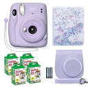 【中古】(非常に良い)FUJIFILM インスタントカメラ instax mini 11 ライラックパープル + 富士フイルム バリューパック(40枚入) + ...