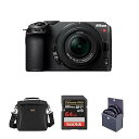 【中古】(非常に良い)Nikon Z 30 DXフォーマットミラーレスカメラ 16-50mmレンズ 64GB SD、バッグ、46mm UV、CPL、NDフィルタ...