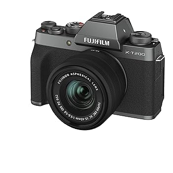 【中古】 FUJIFILM ミラーレス一眼カメラ X-T200レンズキット ダークシルバー X-T200LK-DS (整備済み品) 【中古】 FUJIFILM ミラーレス一眼カメラ X-T200レンズキット ダークシルバー X-T200LK-DS (整備済み品)