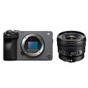 【中古】(非常に良い)Sony FX30 Super 35 シネマラインカメラ E PZ 10-20mm f/4 Gレンズ