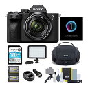 【中古】SONY Alpha A7IV Eマウント 交換可能レンズ ミラーレスカメラ フルフレーム 28-70mm レンズセンサーセット LEDライトパネル カ...