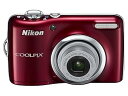 【中古】(非常に良い) NikonデジタルカメラCOOLPIX L23 レッド L23RD (整備済み品)