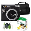 【中古】(非常に良い)Fujifilm Instax Square SQ40 アナログインスタントフィルムカメラセット Instax Squareインスタントフ...