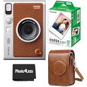 【中古】(非常に良い)Fujifilm Instax Mini EVO ハイブリッドインスタントカメラバンドル 富士フイルム Instax Mini EVO +...