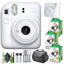 【中古】(非常に良い)FUJIFILM INSTAX Mini 12 インスタントフィルムカメラ クレイホワイト 富士 INSTAX ミニインスタントフィルム ...