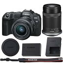 【中古】(非常に良い)Canon EOS R8 ミラーレスカメラ RF 24-50mm f/4.5-6.3はSTMレンズ、RF-S 55-210mm f/5-7...