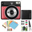 【中古】(非常に良い)Fujifilm Instax Square SQ6インスタントフィルムカメラバンドル クリーニングキット+その他のアクセサリー - ルビ...