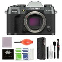 【中古】(非常に良い)Fujifilm X-T50 ミラーレスデジタルカメラボディ - チャコールシルバーバンドルと追加アクセサリー