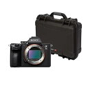【中古】Sony Alpha a7 III 24.2MP フルフレーム ミラーレスデジタルカメラ(ボディのみ)バンドル 920成形インテリアハードケース フォー...