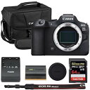 【中古】(非常に良い)Canon EOS R6 Mark II ミラーレスカメラ本体のみ Canon 200ES EOS ショルダーバッグ + 64GB Ext...