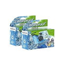 【中古】(非常に良い)富士フィルム 使い捨て QuickSnap 防水 プール 水中 35mm カメラ 2個入り