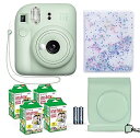 【中古】富士フイルム インスタントカメラ Instax Mini 12 ミントグリーン + 富士フィルム バリューパック (40枚) + シャッターアクセサリー...