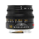 【中古】(非常に良い)Leica 50 mm f / 2.0 summicron-mブラックレンズfor Mシステム