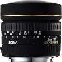 【中古】(非常に良い)SIGMA 8mm F3.5 EX DG CIRCULAR FISHEYE ※キヤノンマウント 8/3.5EXDG-EO