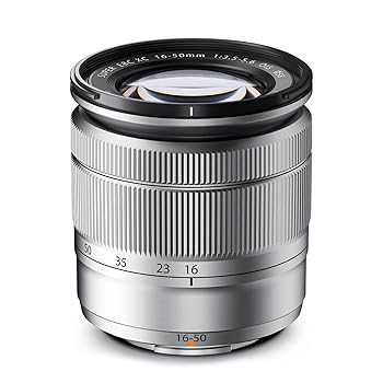 【中古】Fujifilm XC 16-50mm F3.5-5.6 OIS ズームカメラレンズ シルバー