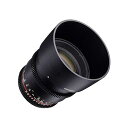 【中古】(非常に良い)SAMYANG 85mm T1.5 VDSLR AS IF UMC II ソニーαA用 フルサイズ対応 ブラック 73.2×Φ78mm F...