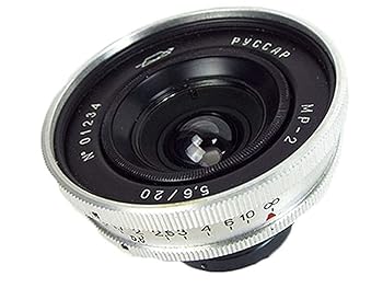 【中古】※オールドレンズ※RUSSAR MR-2 20mm/f5.6シルバー ファインダー Lマウント オーバーホール済み