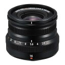 【中古】(非常に良い)Fujifilm Fujinon XF16mmF2.8 R WRレンズ - ブラック。(2)