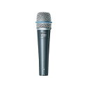 【中古】(非常に良い)SHURE シュア ダイナミック 楽器用ダイナミックマイクロホン : スーパーカーディオイド/楽器/ライブ BETA 57A-J