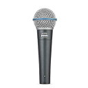 【中古】(非常に良い)SHURE シュア BETA 58A-J ダイナミック ボーカル マイク : スーパーカーディオイド 単一指向性 XLR 有線 プロ仕様 ノイズ低減 高耐久性 歌 ライ