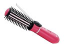 【中古】(非常に良い)コイズミ ヘアアイロン ストレート コードレス ボリュームアップ 海外対応 micro USB対応 ピンク KHR-6410/P