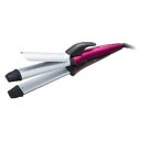 【中古】(非常に良い)コイズミ カール&ストレート 2WAY ヘアアイロン 32mm マイナスイオン 海外対応 ピンク KHR-7220/P