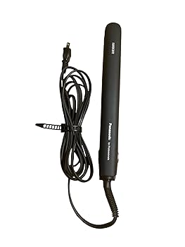 【中古】(非常に良い)パナソニック ストレートアイロン ナノケア プロモデル EH-HSOEK ブラック