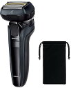 【中古】(非常に良い)パナソニック ラムダッシュ リニア メンズシェーバー 5枚刃 黒 ES-CLV5G-K