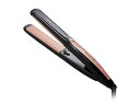 【中古】コイズミ ストレート ヘアアイロン 5段階温度調節 スピード加熱 マイナスイオン 海外対応 ブラック KHS-8230/K
