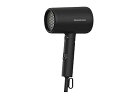 【中古】 コイズミ ヘアドライヤー モノクローム 大風量 速乾 低温風モード 折りたたみ マイナスイオン ブラック KHD-9532/BK