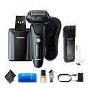 【中古】(非常に良い)パナソニック ARC5 ラグジュアリー 5枚刃 Mne's 電気シェーバー (ES-LV97-K) クリーン&チャージステーション パナソ...