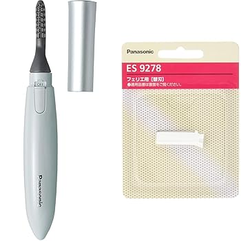 【中古】(非常に良い)パナソニック まつげくるん ナチュラルカール ミストブルー EH-SE11-A + 替刃 フェリエ フェイス用 ES9278 【中古】(非常に良い)パナソニック まつげくるん ナチュラルカール ミストブルー EH-SE11-A + 替刃 フェリエ フェイス用 ES9278
