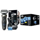 【中古】(非常に良い)【2点セット】ブラウン 電気シェーバー シリーズ7 洗浄機 メンズ 72-C7500cc ヒゲトリマー チタニウムゴールド + ブラウン ...