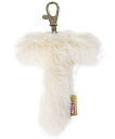 【中古】(非常に良い)NICI(ニキ)イニシャルプラッシュチャーム T クリーム ぬいぐるみ ドイツ ギフト ふわふわ キーホルダー フック チャーム アルファベット イニシ