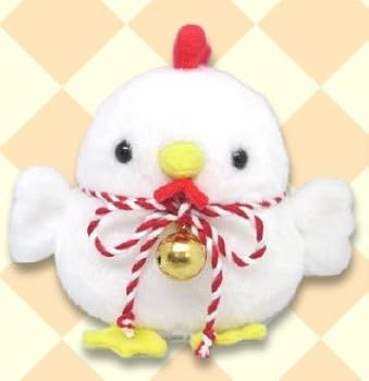 【中古】(非常に良い)干支ぬいぐるみ 2017年干支ぬいぐるみ ぷるコッコ ぬいぐるみ 高さ8.5cm