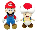 【中古】(非常に良い)マリオ&キノピオ(S) ぬいぐるみ 2種セット【座高約18cm】 スーパーマリオ ALL STAR COLLECTION