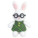【中古】めがねうさぎ ぬいぐるみ