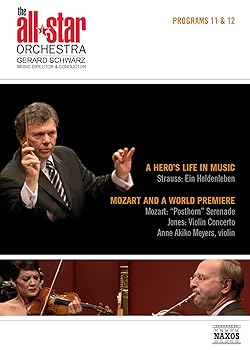 【中古】(非常に良い)ジェラード・シュワルツ&オールスター・オーケストラ - プログラム11「音楽の中の“英雄の生涯”」プログラム10「モーツァルトと世界初演」[DVD]【メーカー名】【メーカー型番】【ブランド名】【商品説明】ジェラード・シュワルツ&オールスター・オーケストラ - プログラム11「音楽の中の“英雄の生涯”」プログラム10「モーツァルトと世界初演」[DVD]【曲目】 【プログラム11:音楽の中の“英雄の生涯”】／1.リヒャルト・シュトラウス(864-1949):交響詩「英雄の生涯」Op.40／ディヴィッド・キム(ヴァイオリン)／エリック・ラルスケ(ホルン)／【プログラム10:モーツァルトと世界初演】／1.モーツァルト(1756-1791):セレナード 第9番「ポストホルン」K320／2.サミュエル・ジョーンズ(1935-):ヴァイオリン協奏曲…世界初演／ディヴィッド・ビルガー(ポストホルン)…1／アン・アキコ・マイヤーズ(ヴァイオリン)…2 【演奏・出演者】 ジェラード・シュワルツ(指揮)／オールスター・オーケストラ 【録音・収録情報】 収録 2014年8月26-27日 ライヴ／Great Hall, Purchase College Performing Arts Center, New York／ 収録時間:本編114分／音声:ステレオ2.0/DD5.1/DTS5.1／画面:16:9／REGION All(Code:0)／DVD…片面2層ディスク プログラム11はリヒャルト・シュトラウスの「英雄の生涯」がテーマ。英雄の生活の全てが音楽で表現されています。オーケストラの性能を極限まで活用した絢爛たる響きが聴きどころです。プログラム12はモーツァルトの有名曲「ポストホルン」とジョーンズのヴァイオリン協奏曲(世界初演)の組み合わせ。名手、アン・アキコ・マイヤーズがヴァイオリンを演奏しています。【曲目】 【プログラム11:音楽の中の“英雄の生涯”】／1.リヒャルト・シュトラウス(864-1949):交響詩「英雄の生涯」Op.40／ディヴィッド・キム(ヴァイオリン)／エリック・ラルスケ(ホルン)／【プログラム10:モーツァルトと世界初演】／1.モーツァルト(1756-1791):セレナード 第9番「ポストホルン」K320／2.サミュエル・ジョーンズ(1935-):ヴァイオリン協奏曲…世界初演／ディヴィッド・ビルガー(ポストホルン)…1／アン・アキコ・マイヤーズ(ヴァイオリン)…2 【演奏・出演者】 ジェラード・シュワルツ(指揮)／オールスター・オーケストラ 【録音・収録情報】 収録 2014年8月26-27日 ライヴ／Great Hall, Purchase College Performing Arts Center, New York／ 収録時間:本編114分／音声:ステレオ2.0/DD5.1/DTS5.1／画面:16:9／REGION All(Code:0)／DVD…片面2層ディスク プログラム11はリヒャルト・シュトラウスの「英雄の生涯」がテーマ。英雄の生活の全てが音楽で表現されています。オーケストラの性能を極限まで活用した絢爛たる響きが聴きどころです。プログラム12はモーツァルトの有名曲「ポストホルン」とジョーンズのヴァイオリン協奏曲(世界初演)の組み合わせ。名手、アン・アキコ・マイヤーズがヴァイオリンを演奏しています。【曲目】 【プログラム11:音楽の中の“英雄の生涯”】／1.リヒャルト・シュトラウス(864-1949):交響詩「英雄の生涯」Op.40／ディヴィッド・キム(ヴァイオリン)／エリック・ラルスケ(ホルン)／【プログラム10:モーツァルトと世界初演】／1.モーツァルト(1756-1791):セレナード 第9番「ポストホルン」K320／2.サミュエル・ジョーンズ(1935-):ヴァイオリン協奏曲…世界初演／ディヴィッド・ビルガー(ポストホルン)…1／アン・アキコ・マイヤーズ(ヴァイオリン)…2 【演奏・出演者】 ジェラード・シュワルツ(指揮)／オールスター・オーケストラ 【録音・収録情報】 収録 2014年8月26-27日 ライヴ／Great Hall, Purchase College Performing Arts Center, New York／ 収録時間:本編114分／音声:ステレオ2.0/DD5.1/DTS5.1／画面:16:9／REGION All(Code:0)／DVD…片面2層ディスク プログラム11はリヒャルト・シュトラウスの「英雄の生涯」がテーマ。英雄の生活の全てが音楽で表現されています。オーケストラの性能を極限まで活用した絢爛たる響きが聴きどころです。プログラム12はモーツァルトの有名曲「ポストホルン」とジョーンズのヴァイオリン協奏曲(世界初演)の組み合わせ。名手、アン・アキコ・マイヤーズがヴァイオリンを演奏しています。【曲目】 【プログラム11:音楽の中の“英雄の生涯”】／1.リヒャルト・シュトラウス(864-1949):交響詩「英雄の生涯」Op.40／ディヴィッド・キム(ヴァイオリン)／エリック・ラルスケ(ホルン)／【プログラム10:モーツァルトと世界初演】／1.モーツァルト(1756-1791):セレナード 第9番「ポストホルン」K320／2.サミュエル・ジョーンズ(1935-):ヴァイオリン協奏曲…世界初演／ディヴィッド・ビルガー(ポストホルン)…1／アン・アキコ・マイヤーズ(ヴァイオリン)…2 【演奏・出演者】 ジェラード・シュワルツ(指揮)／オールスター・オーケストラ 【録音・収録情報】 収録 2014年8月26-27日 ライヴ／Great Hall, Purchase College Performing Arts Center, New York／ 収録時間:本編114分／音声:ステレオ2.0/DD5.1/DTS5.1／画面:16:9／REGION All(Code:0)／DVD…片面2層ディスク プログラム11はリヒャルト・シュトラウスの「英雄の生涯」がテーマ。英雄の生活の全てが音楽で表現されています。オーケストラの性能を極限まで活用した絢爛たる響きが聴きどころです。プログラム12はモーツァルトの有名曲「ポストホルン」とジョーンズのヴァイオリン協奏曲(世界初演)の組み合わせ。名手、アン・アキコ・マイヤーズがヴァイオリンを演奏しています。【曲目】 【プログラム11:音楽の中の“英雄の生涯”】／1.リヒャルト・シュトラウス(864-1949):交響詩「英雄の生涯」Op.40／ディヴィッド・キム(ヴァイオリン)／エリック・ラルスケ(ホルン)／【プログラム10:モーツァルトと世界初演】／1.モーツァルト(1756-1791):セレナード 第9番「ポストホルン」K320／2.サミュエル・ジョーンズ(1935-):ヴァイオリン協奏曲…世界初演／ディヴィッド・ビルガー(ポストホルン)…1／アン・アキコ・マイヤーズ(ヴァイオリン)…2 【演奏・出演者】 ジェラード・シュワルツ(指揮)／オールスター・オーケストラ 【録音・収録情報】 収録 2014年8月26-27日 ライヴ／Great Hall, Purchase College Performing Arts Center, New York／ 収録時間:本編114分／音声:ステレオ2.0/DD5.1/DTS5.1／画面:16:9／REGION All(Code:0)／DVD…片面2層ディスク プログラム11はリヒャルト・シュトラウスの「英雄の生涯」がテーマ。英雄の生活の全てが音楽で表現されています。オーケストラの性能を極限まで活用した絢爛たる響きが聴きどころです。プログラム12はモーツァルトの有名曲「ポストホルン」とジョーンズのヴァイオリン協奏曲(世界初演)の組み合わせ。名手、アン・アキコ・マイヤーズがヴァイオリンを演奏しています。中古品のため使用に伴うキズ等がございますが、問題なくご使用頂ける商品です。画像はイメージ写真ですので商品のコンディション、付属品の有無については入荷の度異なります。当店にて、動作確認・点検・アルコール等のクリーニングを施しております。中古品のため限定特典や補償等は、商品名、説明に記載があっても付属しておりません予めご了承下さい。当店では初期不良に限り、商品到着から7日間は返品を 受付けております。他モールとの併売品の為、完売の際はご連絡致しますのでご了承ください。ご注文からお届けまで1、ご注文⇒ご注文は24時間受け付けております。2、注文確認⇒ご注文後、当店から注文確認メールを送信します。3、お届けまで3〜10営業日程度とお考え下さい。4、入金確認⇒前払い決済をご選択の場合、ご入金確認後、配送手配を致します。5、出荷⇒配送準備が整い次第、出荷致します。配送業者、追跡番号等の詳細をメール送信致します。6、到着⇒出荷後、1〜3日後に商品が到着します。　※離島、北海道、九州、沖縄は遅れる場合がございます。予めご了承下さい。お電話でのお問合せは少人数で運営の為受け付けておりませんので、メールにてお問合せお願い致します。営業時間　月〜金　10:00〜17:00お客様都合によるご注文後のキャンセル・返品はお受けしておりませんのでご了承下さい。0