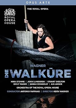 【中古】(非常に良い)ワーグナー：楽劇『ワルキューレ』[DVD]【メーカー名】【メーカー型番】【ブランド名】【商品説明】ワーグナー：楽劇『ワルキューレ』[DVD]ワーグナー:楽劇 『ワルキューレ』 全3幕　~『ニーベルングの指環』 第1夜 英国ロイヤル・オペラ スチュアート・スケルトン(テノール)…ジークムント エミリー・マギー(ソプラノ)…ジークリンデ アイン・アンガー(バス)…フンディンク ジョン・ランドグレン(バリトン)…ヴォータン ニーナ・シュテンメ(ソプラノ)…ブリュンヒルデ サラ・コノリー(メゾ・ソプラノ)…フリッカ オルウィン・メラー(ソプラノ)…ゲルヒルデ リーゼ・ダヴィッドセン(ソプラノ)…オルトリンデ カイ・リューテル(メゾ・ソプラノ)…ヴァルトラウテ クローディア・ハックル(アルト)…シュヴェルトライテ マイダ・フンデリング(ソプラノ)…ヘルムヴィーゲ キャサリン・カービー(メゾ・ソプラノ)…ジークルーネ モニカ=エヴリン・リーヴ(メゾ・ソプラノ)…グリムゲルデ エンマ・キャリントン(メゾ・ソプラノ)…ロスヴァイセ アントニオ・パッパーノ(指揮) コヴェントガーデン王立歌劇場管弦楽団 演出:キース・ウォーナー 美術:ステファノス・ラザリディス 衣装:マリー=ジェンヌ・レッカ 照明:ヴォルフガング・ゲッベル 【特典映像】 ・『ワルキューレ』がなぜロイヤル・オペラで愛されるか ・王立歌劇場管弦楽団の演奏する『指環』について ・『ワルキューレ』の音楽に隠された秘密 ・キャスト・ギャラリー 収録: 2018年10月18日、28日 コヴェントガーデン王立歌劇場 字幕:日・英・仏・独(歌唱言語)・韓 収録時間:本編240分、特典映像14分 映像16/9NTSC All Region 片面2層(DVD、Blu-ray) 1080i High Definition(Blu-ray) 音声Dolby Digital 2.0 & DTS Digital Surround 5.1(DVD) LPCM 2.0 & DTS-HD Master Audio 5.1(Blu-ray) 【当代切ってのワーグナー歌手たちと共にパッパーノとウォーナーが編み上げた壮演『ワルキューレ』!】 英国ロイヤル・オペラ2018/19シーズンのオープニングを飾った『ワルキューレ』が映像作品として登場。バイロイトの常連ジョン・ランドグレン演じる苦悩する最高神ヴォータン、ワーグナー・ソプラノとして世界中で活躍するニーナ・シュテンメによる凛然たるブリュンヒルデ、痛切な表情が印象的なエミリー・マギーのジークリンデ、若々しさと繊細さをあわせもつスケルトンのジークムント。愛と呪いの相克、そこから生まれる希望の物語は、充実した歌手陣とそれを支えるパッパーノのタクトにより、壮大な音楽ドラマとして繰り広げられます。さらに2005年に初演が行われ今回3度目の公演となったキース・ウォーナーによる演出は、シンプルな舞台装置と相まって、登場人物のキャラクターをくっきりと浮かび上がらせ、演劇的にも間然とするところのないこの楽劇の魅力を最大限に引き出しています。ワーグナー:楽劇 『ワルキューレ』 全3幕　~『ニーベルングの指環』 第1夜 英国ロイヤル・オペラ スチュアート・スケルトン(テノール)…ジークムント エミリー・マギー(ソプラノ)…ジークリンデ アイン・アンガー(バス)…フンディンク ジョン・ランドグレン(バリトン)…ヴォータン ニーナ・シュテンメ(ソプラノ)…ブリュンヒルデ サラ・コノリー(メゾ・ソプラノ)…フリッカ オルウィン・メラー(ソプラノ)…ゲルヒルデ リーゼ・ダヴィッドセン(ソプラノ)…オルトリンデ カイ・リューテル(メゾ・ソプラノ)…ヴァルトラウテ クローディア・ハックル(アルト)…シュヴェルトライテ マイダ・フンデリング(ソプラノ)…ヘルムヴィーゲ キャサリン・カービー(メゾ・ソプラノ)…ジークルーネ モニカ=エヴリン・リーヴ(メゾ・ソプラノ)…グリムゲルデ エンマ・キャリントン(メゾ・ソプラノ)…ロスヴァイセ アントニオ・パッパーノ(指揮) コヴェントガーデン王立歌劇場管弦楽団 演出:キース・ウォーナー 美術:ステファノス・ラザリディス 衣装:マリー=ジェンヌ・レッカ 照明:ヴォルフガング・ゲッベル 【特典映像】 ・『ワルキューレ』がなぜロイヤル・オペラで愛されるか ・王立歌劇場管弦楽団の演奏する『指環』について ・『ワルキューレ』の音楽に隠された秘密 ・キャスト・ギャラリー 収録: 2018年10月18日、28日 コヴェントガーデン王立歌劇場 字幕:日・英・仏・独(歌唱言語)・韓 収録時間:本編240分、特典映像14分 映像16/9NTSC All Region 片面2層(DVD、Blu-ray) 1080i High Definition(Blu-ray) 音声Dolby Digital 2.0 & DTS Digital Surround 5.1(DVD) LPCM 2.0 & DTS-HD Master Audio 5.1(Blu-ray) 【当代切ってのワーグナー歌手たちと共にパッパーノとウォーナーが編み上げた壮演『ワルキューレ』!】 英国ロイヤル・オペラ2018/19シーズンのオープニングを飾った『ワルキューレ』が映像作品として登場。バイロイトの常連ジョン・ランドグレン演じる苦悩する最高神ヴォータン、ワーグナー・ソプラノとして世界中で活躍するニーナ・シュテンメによる凛然たるブリュンヒルデ、痛切な表情が印象的なエミリー・マギーのジークリンデ、若々しさと繊細さをあわせもつスケルトンのジークムント。愛と呪いの相克、そこから生まれる希望の物語は、充実した歌手陣とそれを支えるパッパーノのタクトにより、壮大な音楽ドラマとして繰り広げられます。さらに2005年に初演が行われ今回3度目の公演となったキース・ウォーナーによる演出は、シンプルな舞台装置と相まって、登場人物のキャラクターをくっきりと浮かび上がらせ、演劇的にも間然とするところのないこの楽劇の魅力を最大限に引き出しています。ワーグナー:楽劇 『ワルキューレ』 全3幕　~『ニーベルングの指環』 第1夜 英国ロイヤル・オペラ スチュアート・スケルトン(テノール)…ジークムント エミリー・マギー(ソプラノ)…ジークリンデ アイン・アンガー(バス)…フンディンク ジョン・ランドグレン(バリトン)…ヴォータン ニーナ・シュテンメ(ソプラノ)…ブリュンヒルデ サラ・コノリー(メゾ・ソプラノ)…フリッカ オルウィン・メラー(ソプラノ)…ゲルヒルデ リーゼ・ダヴィッドセン(ソプラノ)…オルトリンデ カイ・リューテル(メゾ・ソプラノ)…ヴァルトラウテ クローディア・ハックル(アルト)…シュヴェルトライテ マイダ・フンデリング(ソプラノ)…ヘルムヴィーゲ キャサリン・カービー(メゾ・ソプラノ)…ジークルーネ モニカ=エヴリン・リーヴ(メゾ・ソプラノ)…グリムゲルデ エンマ・キャリントン(メゾ・ソプラノ)…ロスヴァイセ アントニオ・パッパーノ(指揮) コヴェントガーデン王立歌劇場管弦楽団 演出:キース・ウォーナー 美術:ステファノス・ラザリディス 衣装:マリー=ジェンヌ・レッカ 照明:ヴォルフガング・ゲッベル 【特典映像】 ・『ワルキューレ』がなぜロイヤル・オペラで愛されるか ・王立歌劇場管弦楽団の演奏する『指環』について ・『ワルキューレ』の音楽に隠された秘密 ・キャスト・ギャラリー 収録: 2018年10月18日、28日 コヴェントガーデン王立歌劇場 字幕:日・英・仏・独(歌唱言語)・韓 収録時間:本編240分、特典映像14分 映像16/9NTSC All Region 片面2層(DVD、Blu-ray) 1080i High Definition(Blu-ray) 音声Dolby Digital 2.0 & DTS Digital Surround 5.1(DVD) LPCM 2.0 & DTS-HD Master Audio 5.1(Blu-ray) 【当代切ってのワーグナー歌手たちと共にパッパーノとウォーナーが編み上げた壮演『ワルキューレ』!】 英国ロイヤル・オペラ2018/19シーズンのオープニングを飾った『ワルキューレ』が映像作品として登場。バイロイトの常連ジョン・ランドグレン演じる苦悩する最高神ヴォータン、ワーグナー・ソプラノとして世界中で活躍するニーナ・シュテンメによる凛然たるブリュンヒルデ、痛切な表情が印象的なエミリー・マギーのジークリンデ、若々しさと繊細さをあわせもつスケルトンのジークムント。愛と呪いの相克、そこから生まれる希望の物語は、充実した歌手陣とそれを支えるパッパーノのタクトにより、壮大な音楽ドラマとして繰り広げられます。さらに2005年に初演が行われ今回3度目の公演となったキース・ウォーナーによる演出は、シンプルな舞台装置と相まって、登場人物のキャラクターをくっきりと浮かび上がらせ、演劇的にも間然とするところのないこの楽劇の魅力を最大限に引き出しています。中古品のため使用に伴うキズ等がございますが、問題なくご使用頂ける商品です。画像はイメージ写真ですので商品のコンディション、付属品の有無については入荷の度異なります。当店にて、動作確認・点検・アルコール等のクリーニングを施しております。中古品のため限定特典や補償等は、商品名、説明に記載があっても付属しておりません予めご了承下さい。当店では初期不良に限り、商品到着から7日間は返品を 受付けております。他モールとの併売品の為、完売の際はご連絡致しますのでご了承ください。ご注文からお届けまで1、ご注文⇒ご注文は24時間受け付けております。2、注文確認⇒ご注文後、当店から注文確認メールを送信します。3、お届けまで3〜10営業日程度とお考え下さい。4、入金確認⇒前払い決済をご選択の場合、ご入金確認後、配送手配を致します。5、出荷⇒配送準備が整い次第、出荷致します。配送業者、追跡番号等の詳細をメール送信致します。6、到着⇒出荷後、1〜3日後に商品が到着します。　※離島、北海道、九州、沖縄は遅れる場合がございます。予めご了承下さい。お電話でのお問合せは少人数で運営の為受け付けておりませんので、メールにてお問合せお願い致します。営業時間　月〜金　10:00〜17:00お客様都合によるご注文後のキャンセル・返品はお受けしておりませんのでご了承下さい。0