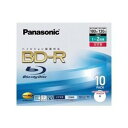 【中古】(非常に良い)パナソニック ブルーレイディスク 追記型10P インクジェット25GB 10枚パック LM-BR25AW10L