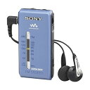 【中古】(非常に良い)Sony Sony SRF-S84 FM/AM スーパーコンパクトラジオウォークマン Sony MDR Fontopia イヤホン付き(ブルー)