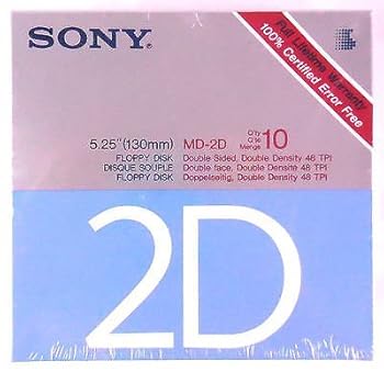 【中古】(非常に良い)Sony md-2d 5.25 "フロッピーディスクダブル密度25数量 【中古】(非常に良い)Sony md-2d 5.25 "フロッピーディスクダブル密度25数量