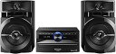 【中古】(非常に良い)Panasonic SC-UX100E-K Black 300W Mini Hi-Fi System with Bluetooth, USB, CD Player, FM Radio, Manual EQ