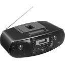 【中古】(非常に良い)Panasonic RX-D55GU Boombox ハイパワーポータブルステレオ AM/FMラジオ MP3 CD テープレコーダー USB&ミュージックポートサウンド 2ウェイ4スピ