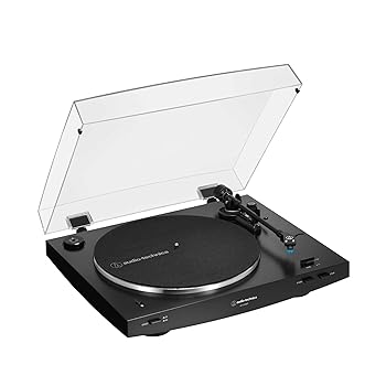 【中古】(非常に良い)オーディオテクニカ AT-LP3XBT ワイヤレス フルオート レコードプレーヤー AT-LP3XBT Bluetooth aptX 33/45回転対応 ベルトドライブ ブラック