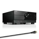 【中古】(非常に良い)ヤマハ RX-A8A AVENTAGE 11.2チャンネル AVレシーバー 2m 8K 超高速HDMIケーブル付き