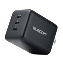 【中古】(非常に良い)エレコム 充電器 100W 3ポート USB-C×3 USB PD対応 スイング式プラグ採用 ブラック MPA-AC113100BK