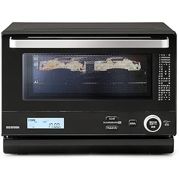 【中古】(非常に良い)アイリスオーヤマ スチームオーブンレンジ 18L フラットテーブル 時短調理 スピー..