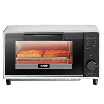 【中古】(非常に良い)COMFEE' オーブン・トースター トースター 2枚焼き 8L 80℃〜230℃無段階温度調節 1..